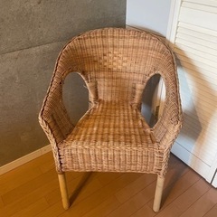 IKEA アーゲン　ラタンチェア