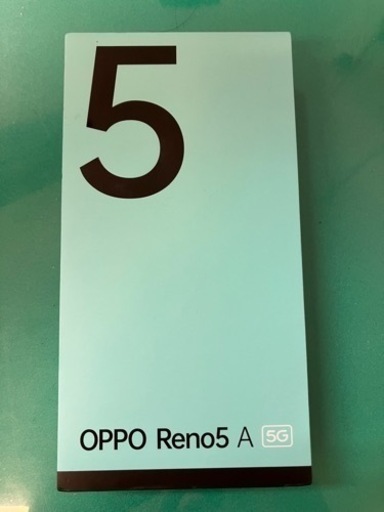 【新品】OPPO Reno5A 6GB/128GB シルバーブラック A1030P