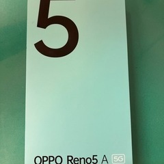 【新品】OPPO Reno5A 6GB/128GB シルバーブラック A1030P
