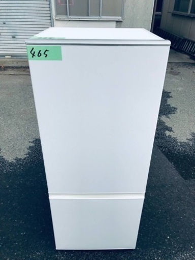 ✨2018年製✨465番 AQUA✨ノンフロン冷凍冷蔵庫✨AQR-BK18G‼️