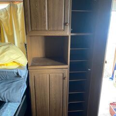 下駄箱　靴箱　ミラー付きシューズボックス　 鏡　ハイタイプの画像