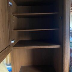 下駄箱　靴箱　ミラー付きシューズボックス　 鏡　ハイタイプの画像