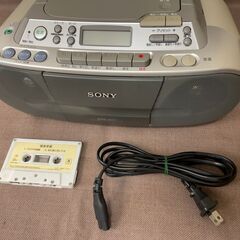 【交渉成立】差し上げます　SONY　CFD-S01　ラジカセの画像