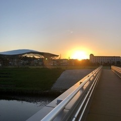 磐田市　今之浦公園　朝の散歩