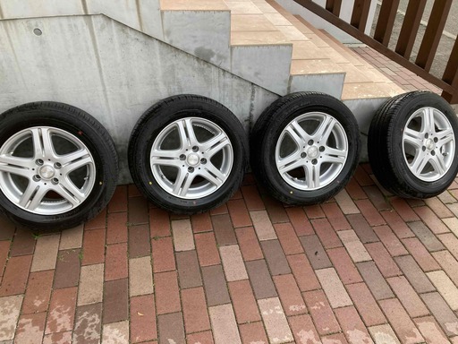 175/65R14　OFF+45リム5.5ホイル付き夏タイヤ4本　フィットGE6