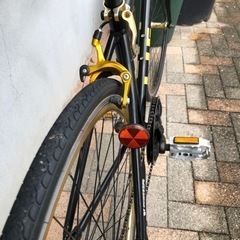 受付終了】クロスバイク 700C 自転車 スタンド アルミ軽量 シマノ 7段