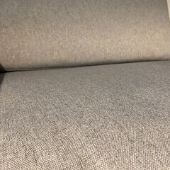 宇都宮でオシャレな家具を探すなら『オトワリバース！』ソファ オットマン付き グレー コンパクトサイズソファ ローソファ 中古品