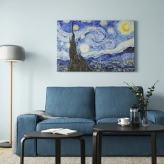 IKEA アートパネル ゴッホ星月夜🌙🐾の画像