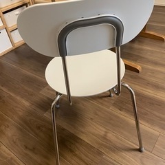 無印　イス　スチールチェアの画像