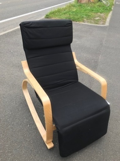 BTM ロッキングチェア　オットマン一体型