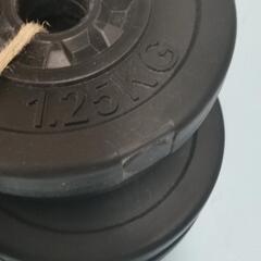 ダンベル・バーベル用ウエイト　計20kg　砂コンの画像