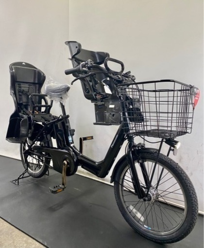 パナソニック ギュットアニーズ 20インチ 3人乗り 8.9ah 黒 電動自転車