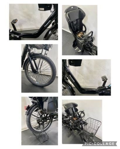 関東全域送料無料 保証付き 電動自転車 パナソニック ギュットアニーズ 20インチ 8.9ah 3人乗り 黒