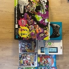 WiiU本体と、ソフト一式