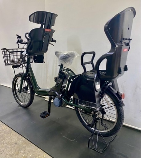 関東全域送料無料 保証付き 電動自転車 パナソニック ギュットアニーズ 20インチ 8.9ah 3人乗り 緑