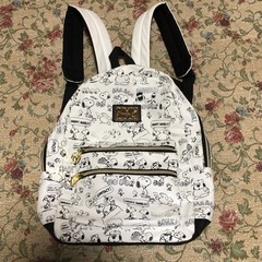 スヌーピー 総柄リュックの画像