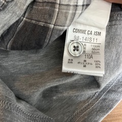 【新品未使用】　コムサイズム　110 半袖シャツ　COMME CA ISMの画像