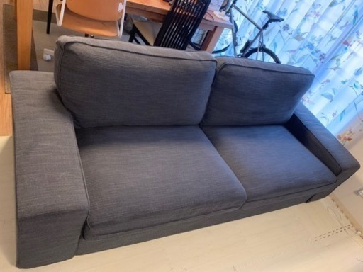 IKEA KIVIK シーヴィク　3人掛けソファ, ヒッラレド チャコール