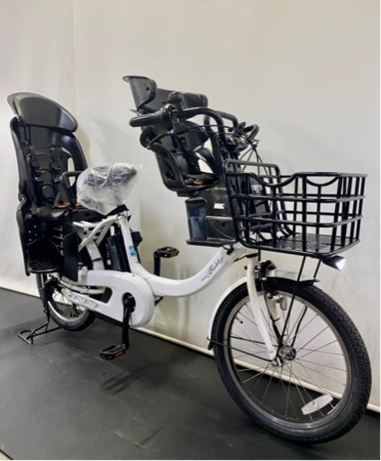 関東全域送料無料 保証付き 電動自転車 ヤマハ パスバビーアン 20インチ 12.3ah 3人乗り 新型 白