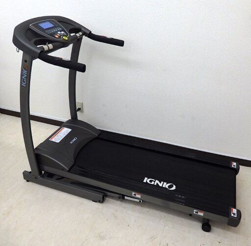 北海道 千歳市/恵庭市 動作品 IGNIO/イグニオ トレッドミル R-16 11年製 最大速度16km/h ルームランナー ランニングマシン エクササイズ