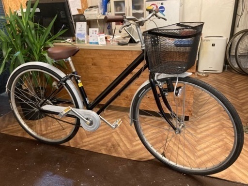 【後輪タイヤ新品！】27インチ自転車　黒