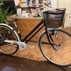 【後輪タイヤ新品！】27インチ自転車　黒