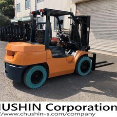 4トン　ディーゼルフォークリフト 　関東輸送無料(条件有)　トヨタ　 02-7FDK40の画像