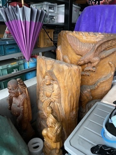 アンティーク 骨董品 木彫り 置物