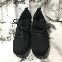 しまむら MUMU レースブーティー 黒