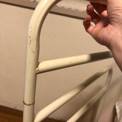 【取引決まりました　あげます　即日取引希望】折りたたみミニ物干し　タオルかけの画像