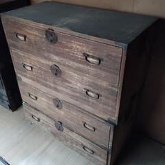 ●レトロ●タンス ●収納ケース●アンティーク●①●木製の画像