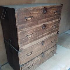 ●レトロ●タンス ●収納ケース●アンティーク●①●木製の画像