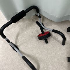 最終値引き　トレーニングベンチ、バーベルスタンド、バーベル重量２7キロ　おまけ多数の画像