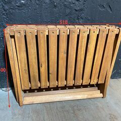 【1000円CP中！】 折りたたみ木製ラックの画像