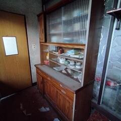 ●食器棚●木製●の画像