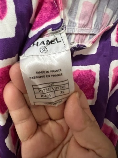 CHANELワンピース/夏物/カメリアブローチ2こ付き