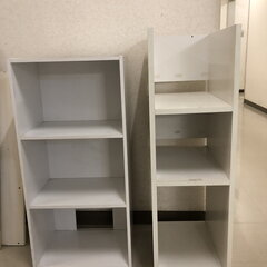 カラーボックス 2点&あまり板の画像