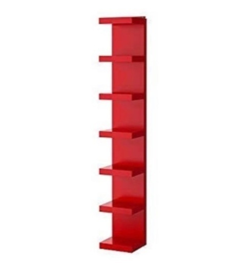 【10月30日まで】IKEA ウォールシェルフ　赤　RED