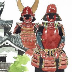 FS-003滋賀 彦根城 限定版画 サイン有 額装済 作家 マック安中の画像