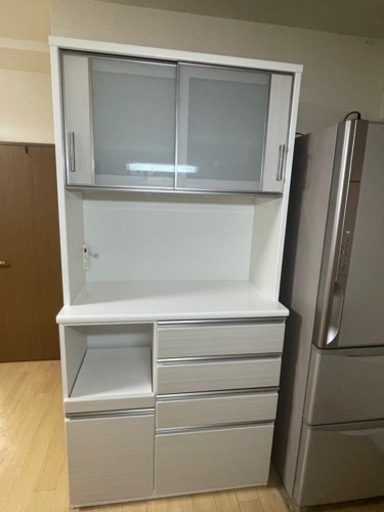 ニトリ　キッチンボード　ポスティア　100KB WH