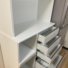 ニトリ　キッチンボード　ポスティア　100KB WH