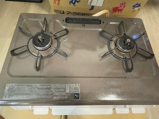 パロマ　グリル付きテーブルガスコンロ　都市ガス