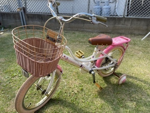 お話中　あさひ自転車　子供用自転車　リサアンドガスパール限定モデル