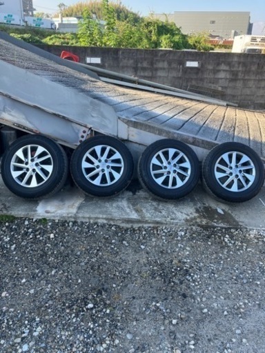 アルファードハイブリッド　20系  16インチ 純正アルミホイール　タイヤ付き　4本 中古