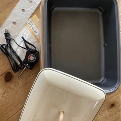 ファミリーママ　角形電気深鍋　グリル鍋　おでんやダッカルビなどに...