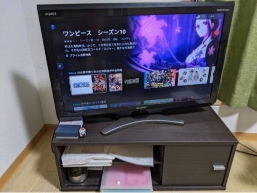 【決定しました】AQUOS32インチテレビ\u0026テレビボード　セット