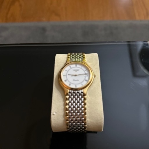 [美品][本物]L O N G I N E Sメンズコンビクォーツ