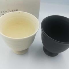 anew トルマリン　フリーカップペア　白黒　健康グッズの画像