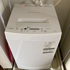 洗濯機　4.5kg　一人暮らし　TOSHIBA　AW-45M7(W)