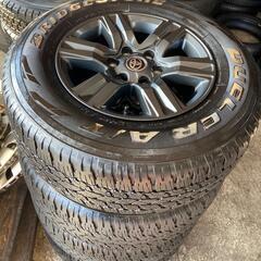 ?265/65R17⭐2021年！工賃込み！ハイラックスサーフ、ランドクルーザープラド等に！バリ山！美品！DUELER！BRIDGESTONE製トヨタ純正アルミホイール付A/Tタイヤ入荷しました?